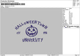 Halloweentext V25 Embroidery File 6 sizes