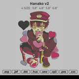 Hanako Kun v2 Embroidery