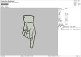 Hand Embro Embroidery File 6 sizes