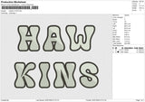 Hawkin fill v2 Embroidery File 6 size