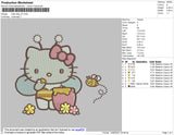 Hello Kitty 01 E,mbroidery
