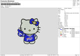 Kitty Bills Embroidery File 6 sizes