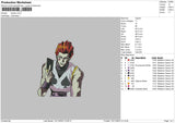 Hisoka1011 Embroidery File 6 sizes