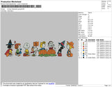 Snoopy Halloween Group Embroidery