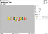 Jolly Embroidery File 6 sizes