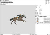 Horse V3 Embroidery File 6 sizes