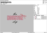Houstontext 0305 Embroidery File 6 sizes