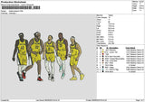 Players0809 Embroidery File 6 sizes