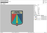 Interforze Embroidery File 6 sizes