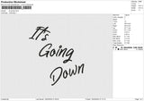 its going Embroidery File 6 size