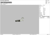 Jacks Hand V2 Embroidery File 6 sizes