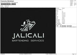Jalicali Embroidery File 4 size