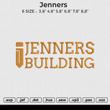 Jenners Embroidery File 6 size