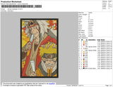 Jiraiya Rectangle V3 Embroidery