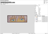 Jujutsu kaisen v7 Embroidery File 6 size