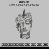 Kendi C Embroidery File 6 sizes