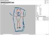 Drawing 01 Embroidery File 6 sizes