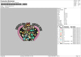 Kinda Fit Embroidery File 6 sizes