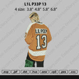 lil peep 13 Embroidery