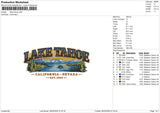 Lalke Tahoe Embroidery File 6 size