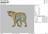 Leopard Embroidery File 6 sizes