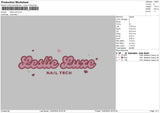 Luxe Text Embroidery File 6 sizes