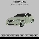 lexus RVL4888  Embroidery