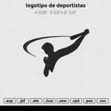 logotipo de deportistas