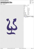 Logo Trisula Embroidery