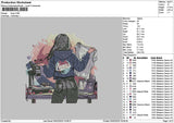 Lunastext Embroidery File 6 sizes