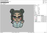 Manga Embro Embroidery File 6 sizes