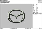 Mazda 0606 Embroidery File 6 sizes