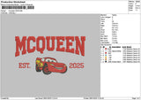 Mcqueen 2025 2012 Embroidery 2 Files