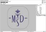 Mdstext V1 Embroidery File 6 sizes