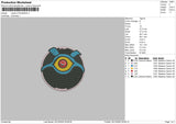 Newton Pokemon Embroidery File 7 sizes