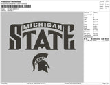 Michigan State Embroidery