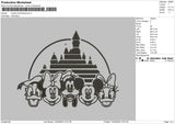 Mickeypalace Embroidery File 6 sizes