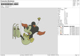 Mickey Sky Embroidery File 6 sizes