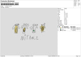Famltext V2 Embroidery File 6 sizes