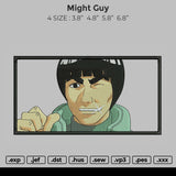 Might Guy Embroidery