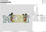 MICKEY Mickey Embroidery File 6 size