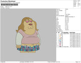 Miss Fat Embroidery