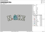 Monster Nike Embroidery