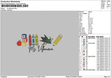Villanuevatext Embroidery File 6 sizes