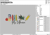 Villanuevatext Embroidery File 6 sizes