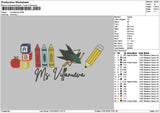 Villanuevatext Embroidery File 6 sizes