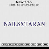 Nailsxt Embroidery File 6 size