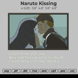 Naruto Kissing Embroidery