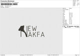 New Nakta Embroidery File 6 size