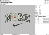 Nike Clefable Embroidery File 6 sizes